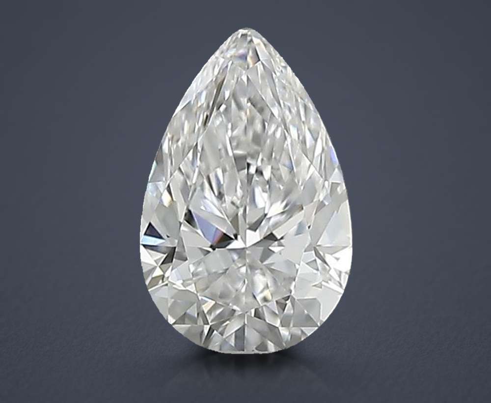 0.60 Carat Pear Natural Diamond