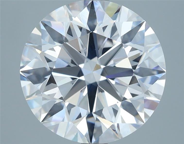 4.26ct D SI1 Rare Carat Ideal Cut Round Diamond