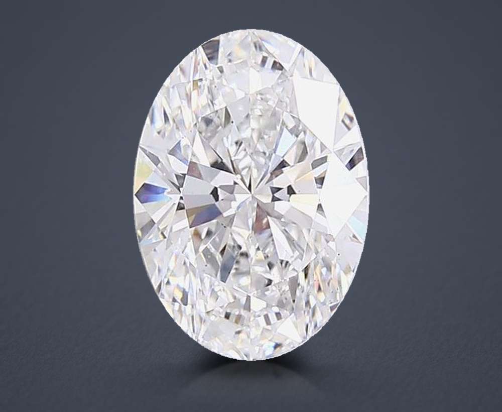 1.00 Carat Oval Lab Diamond