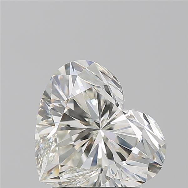 2.20ct J VS2 Rare Carat Ideal Cut Heart Diamond