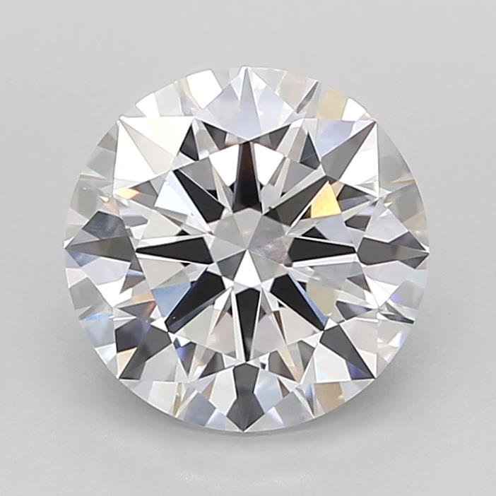 2.51ct D VS1 Excellent Cut Round Lab Grown Diamond