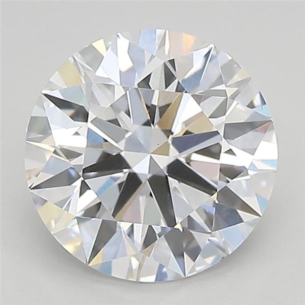 2.22ct D VVS2 Rare Carat Ideal Cut Round Lab Grown Diamond