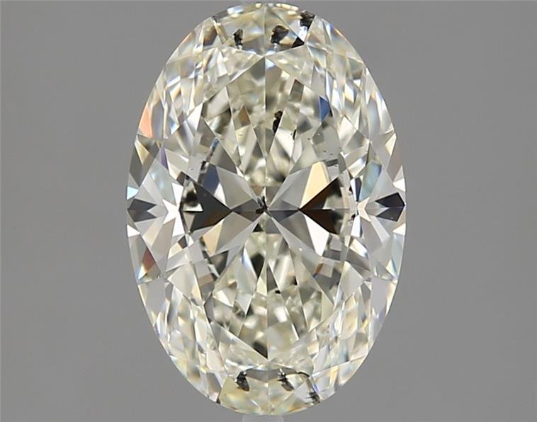 1.70ct K SI2 Rare Carat Ideal Cut Oval Diamond