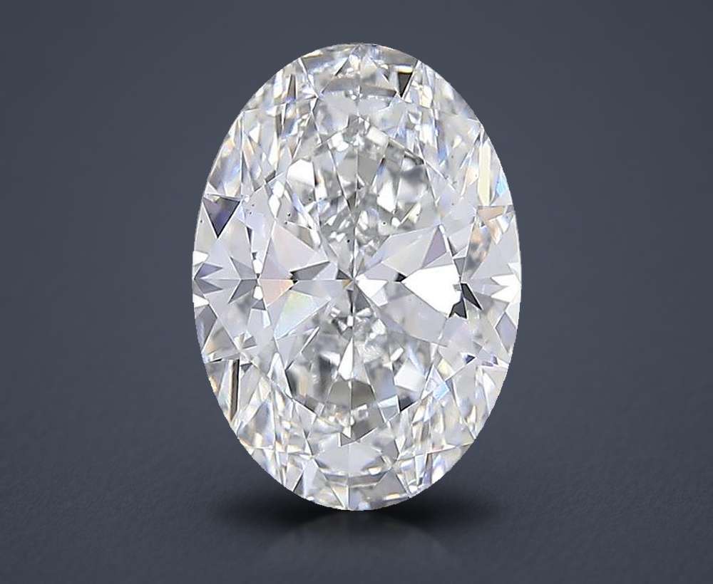 7.36 Carat Oval Lab Diamond
