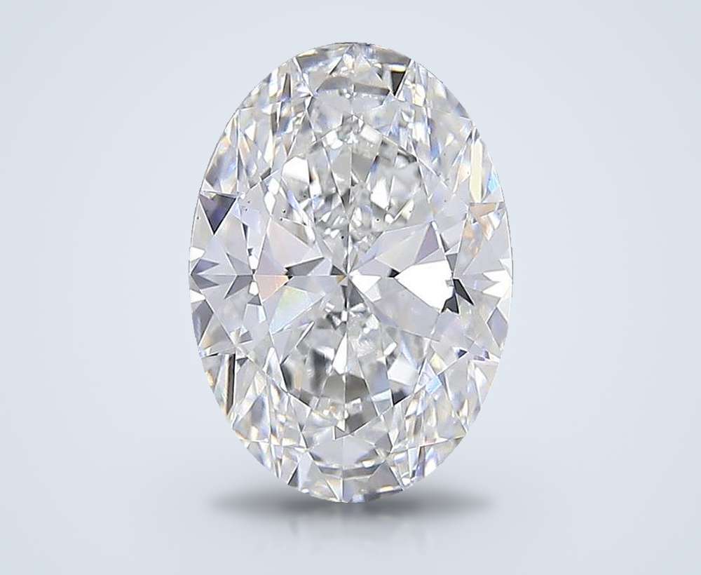 7.36 Carat Oval Lab Diamond