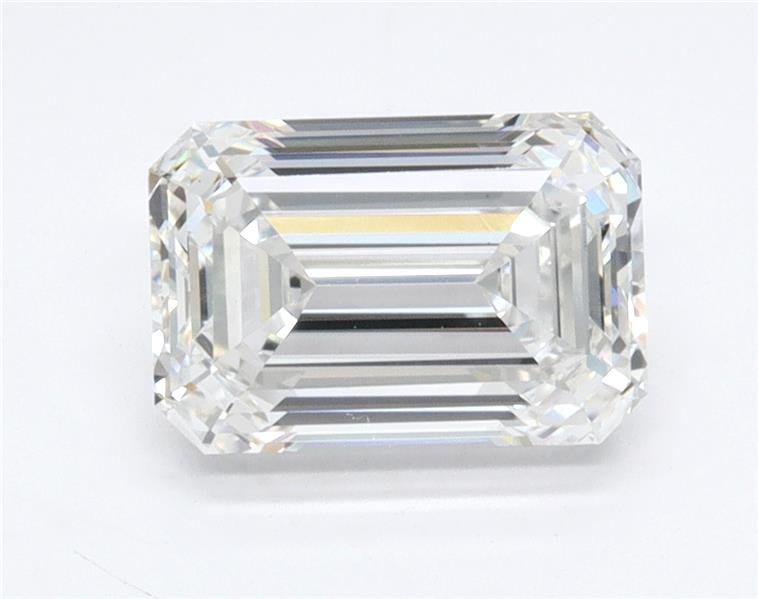 1.53ct F VS1 Rare Carat Ideal Cut Emerald Lab Grown Diamond