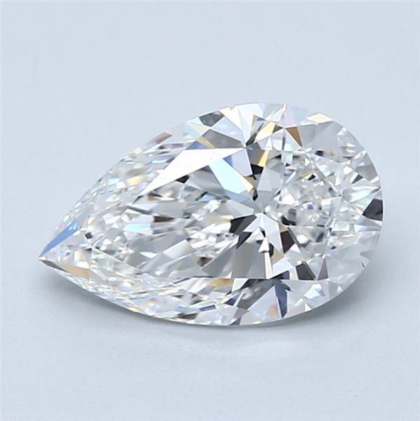 2.01ct E VVS1 Rare Carat Ideal Cut Pear Diamond