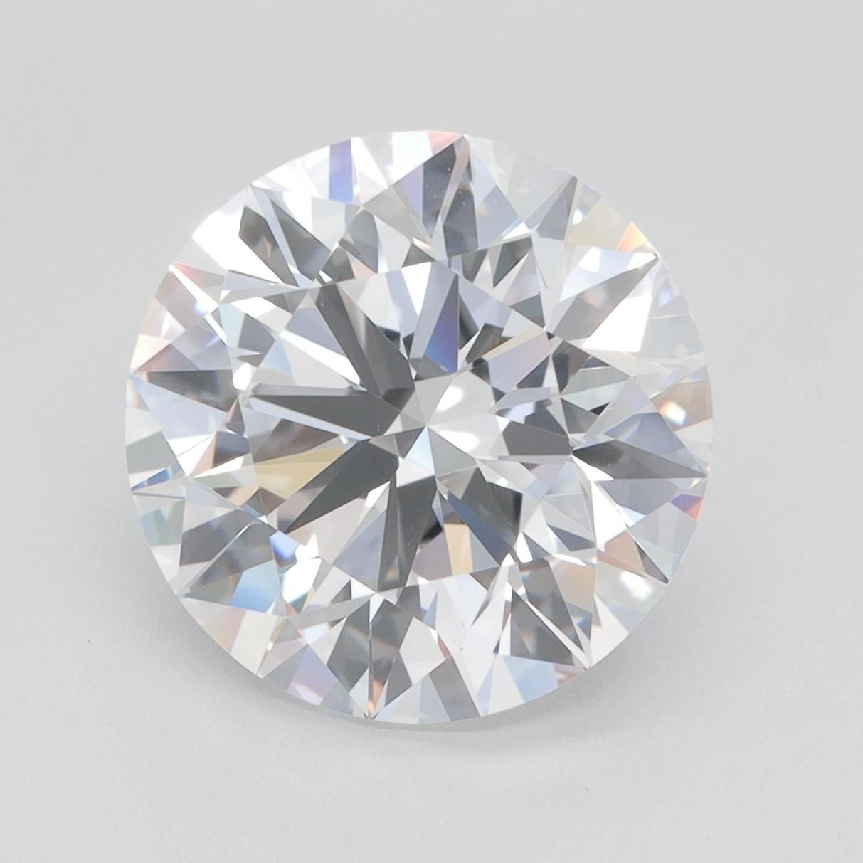 5.01ct D VVS2 Rare Carat Ideal Cut Round Lab Grown Diamond