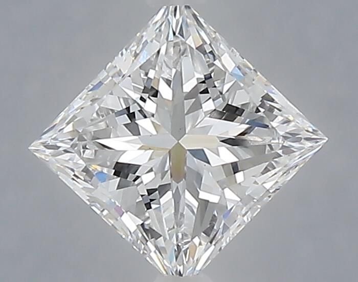 1.09ct E VVS2 Very Good Cut Princess Lab Grown Diamond