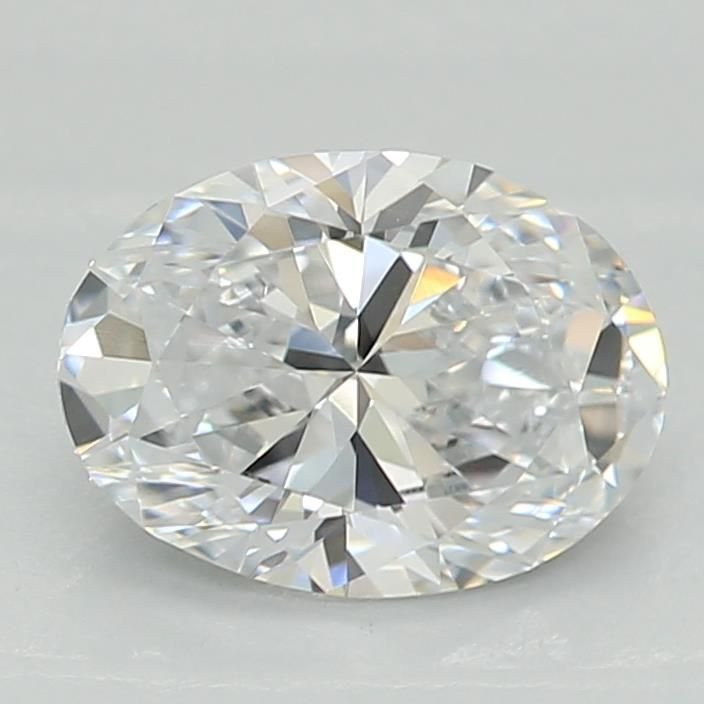 0.63ct D VVS2 Rare Carat Ideal Cut Oval Lab Grown Diamond