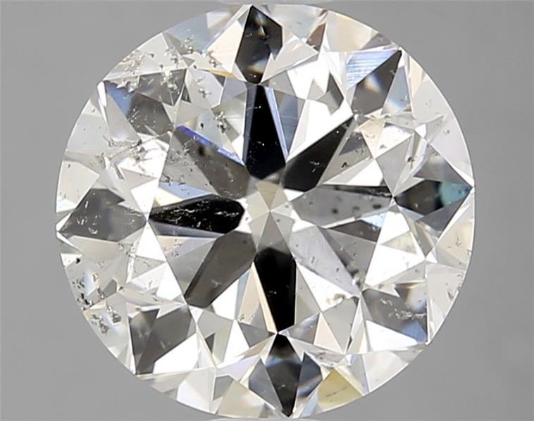 3.04ct F SI2 Very Good Cut Round Diamond