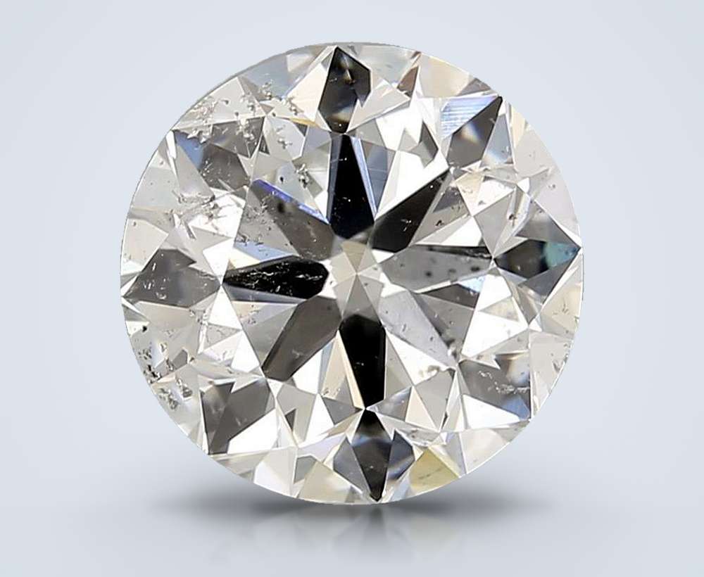 3.00 Carat Round Natural Diamond