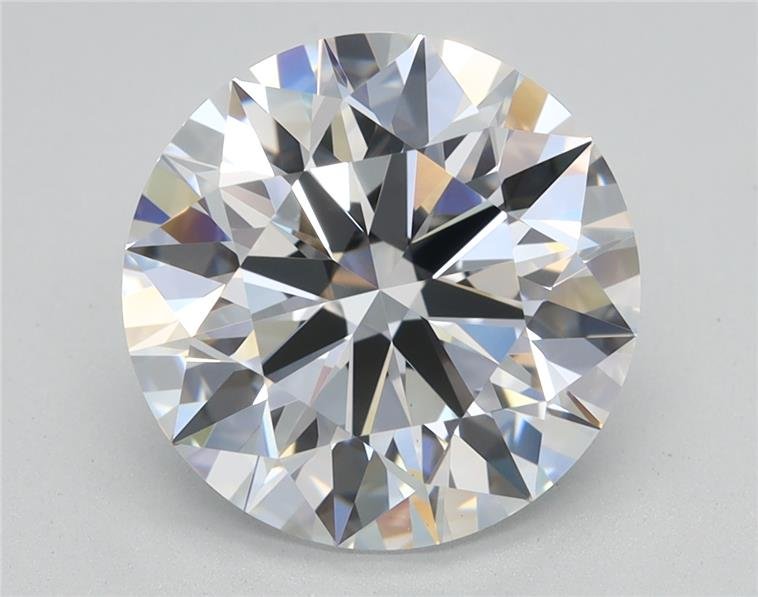 3.31ct D VS2 Rare Carat Ideal Cut Round Lab Grown Diamond