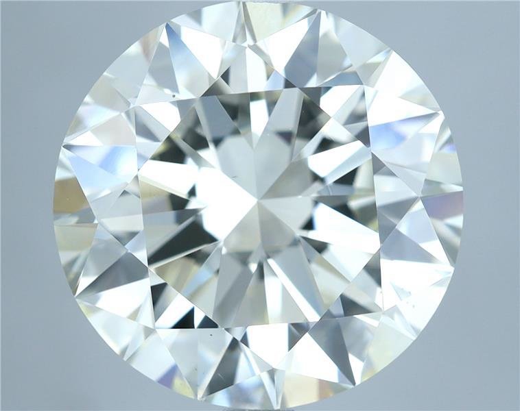 6.01ct J VS2 Rare Carat Ideal Cut Round Diamond