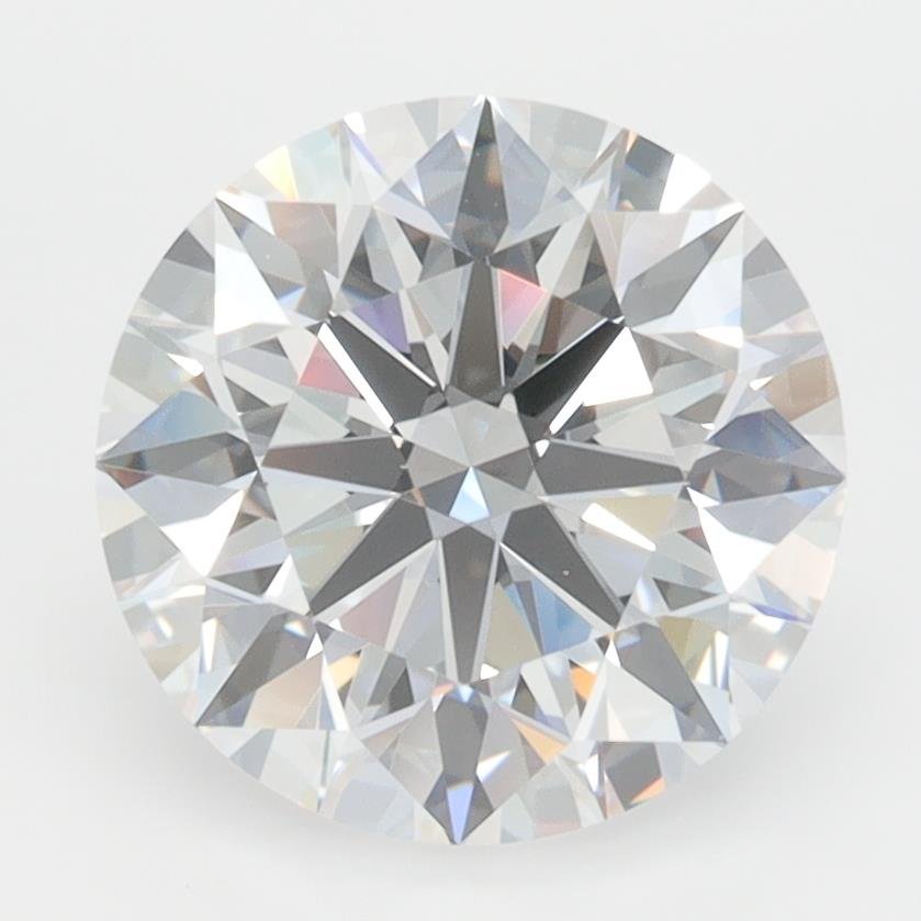 3.08ct D VVS2 Rare Carat Ideal Cut Round Lab Grown Diamond