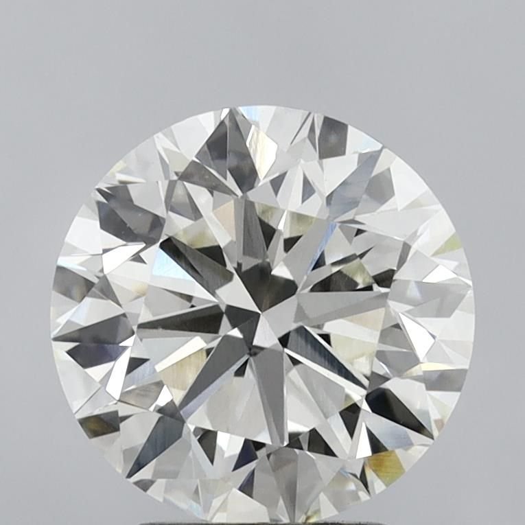 3.69ct I VVS2 Very Good Cut Round Lab Grown Diamond