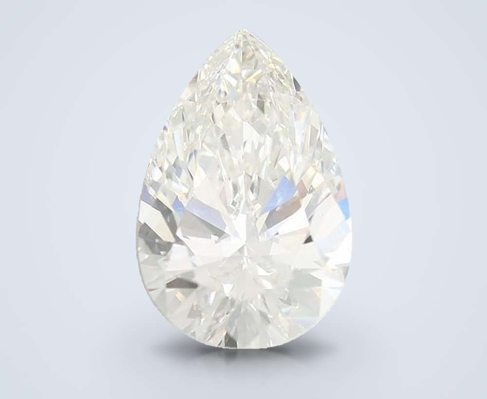 4.55 Carat Pear Lab Diamond