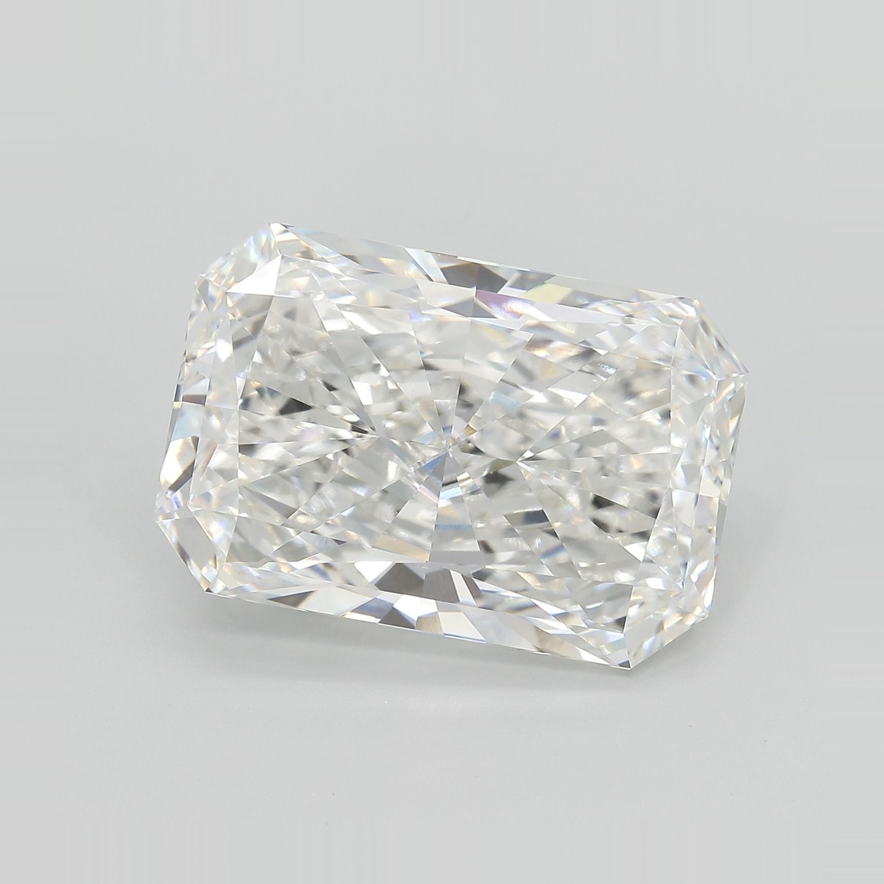 14.20ct F VVS2 Rare Carat Ideal Cut Radiant Lab Grown Diamond