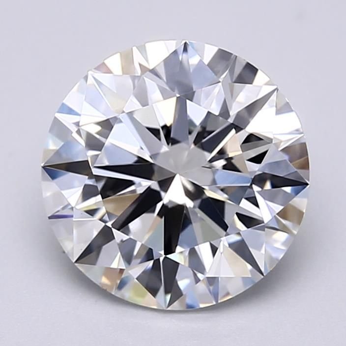 2.71ct D VVS2 Rare Carat Ideal Cut Round Lab Grown Diamond