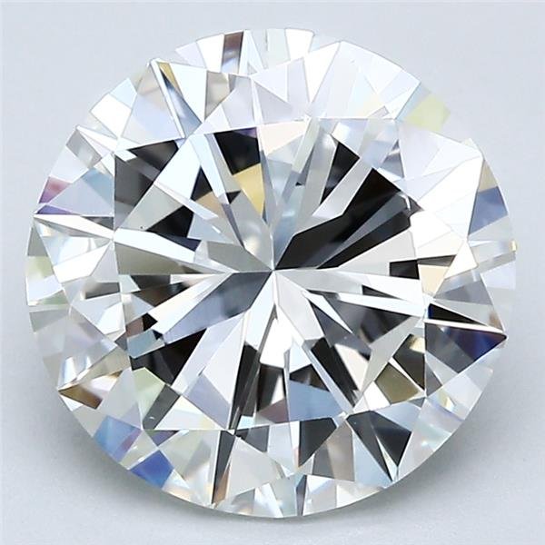 3.52ct F VS1 Good Cut Round Diamond