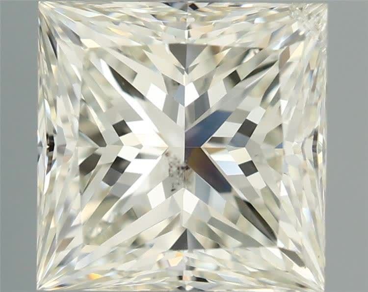 2.02ct J SI2 Rare Carat Ideal Cut Princess Diamond