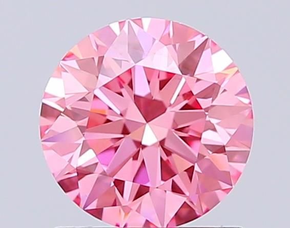 1.10 Ct. Fancy Vivid Pink Round Lab Diamond