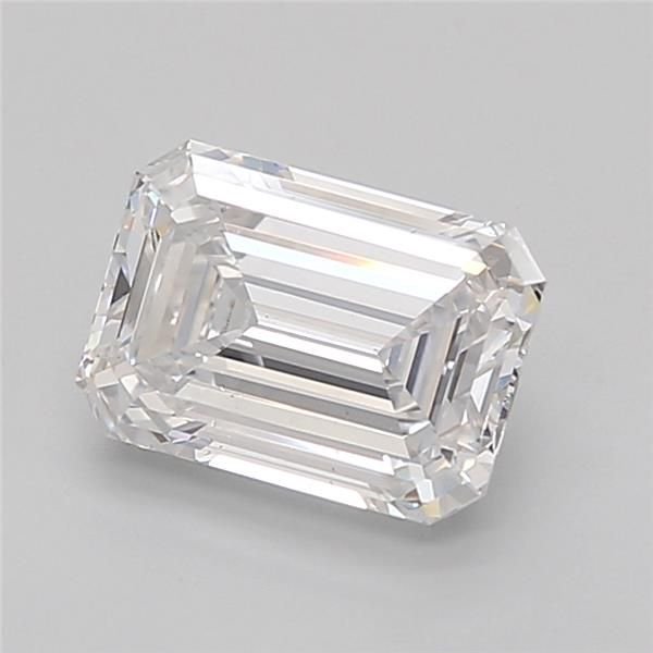 2.05ct E VS2 Rare Carat Ideal Cut Emerald Lab Grown Diamond
