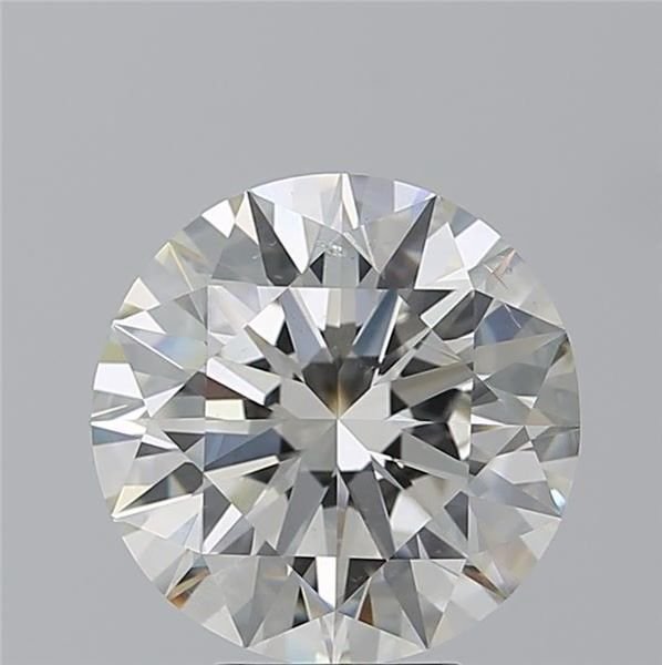 5.01ct J SI1 Rare Carat Ideal Cut Round Diamond
