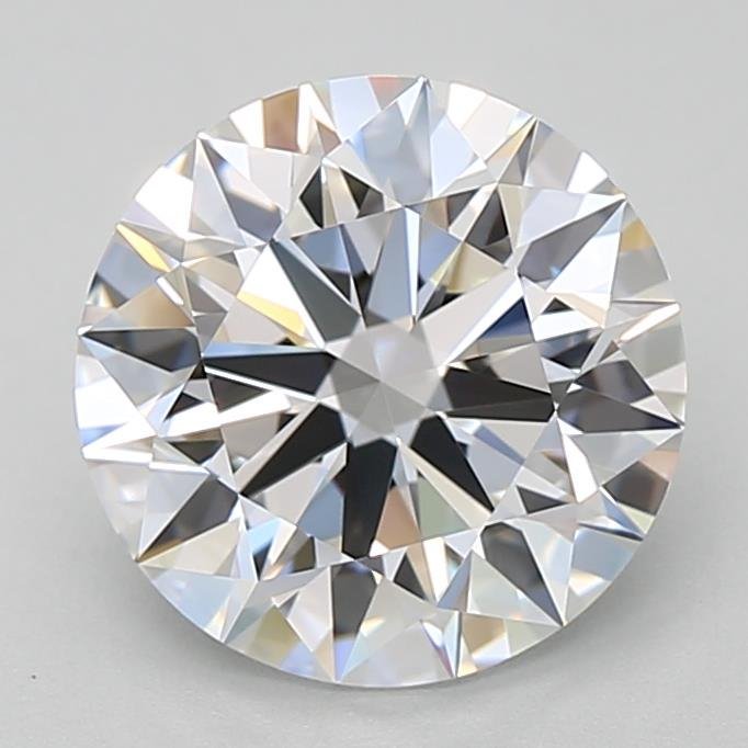 2.47ct F IF Rare Carat Ideal Cut Round Lab Grown Diamond