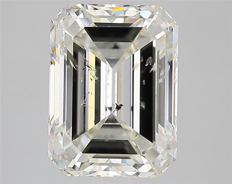 3.02ct I SI2 Excellent Cut Emerald Diamond