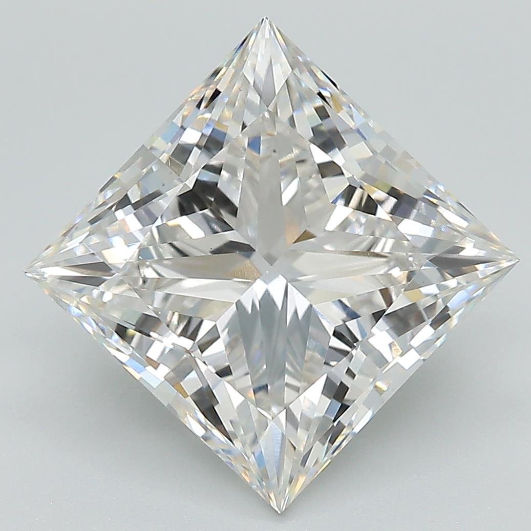 5.23ct G VS1 Very Good Cut Princess Lab Grown Diamond