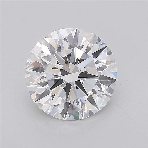 5.05ct E VVS2 Rare Carat Ideal Cut Round Lab Grown Diamond