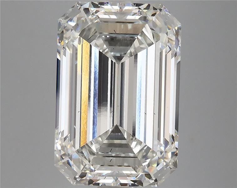 8.79ct G SI1 Rare Carat Ideal Cut Emerald Lab Grown Diamond