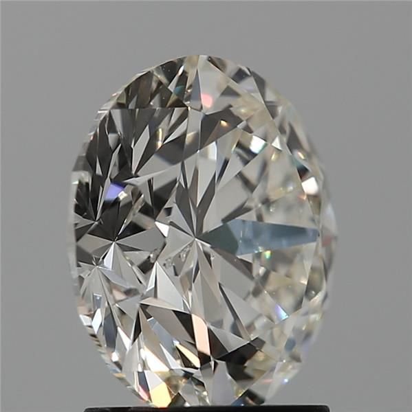 2.64ct K SI2 Rare Carat Ideal Cut Round Diamond