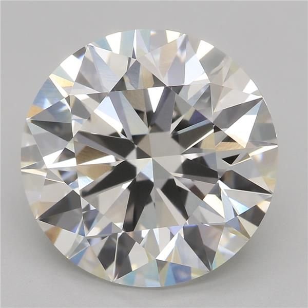 5.02ct F VVS2 Rare Carat Ideal Cut Round Lab Grown Diamond