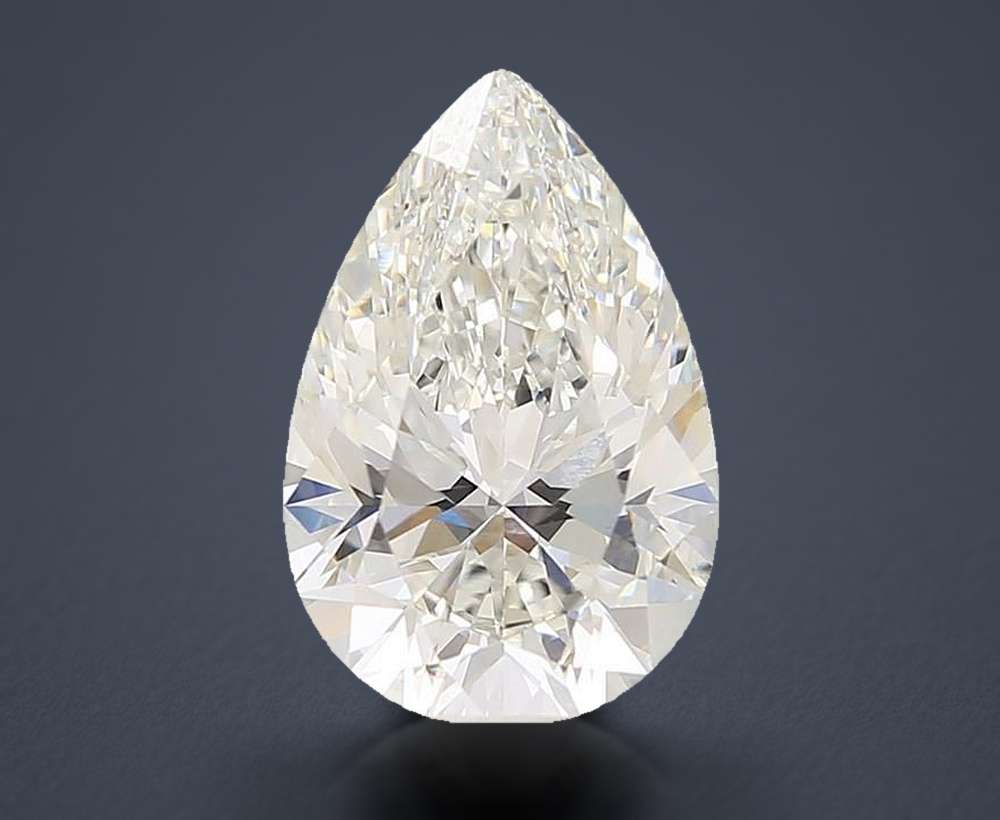 4.49 Carat Pear Lab Diamond
