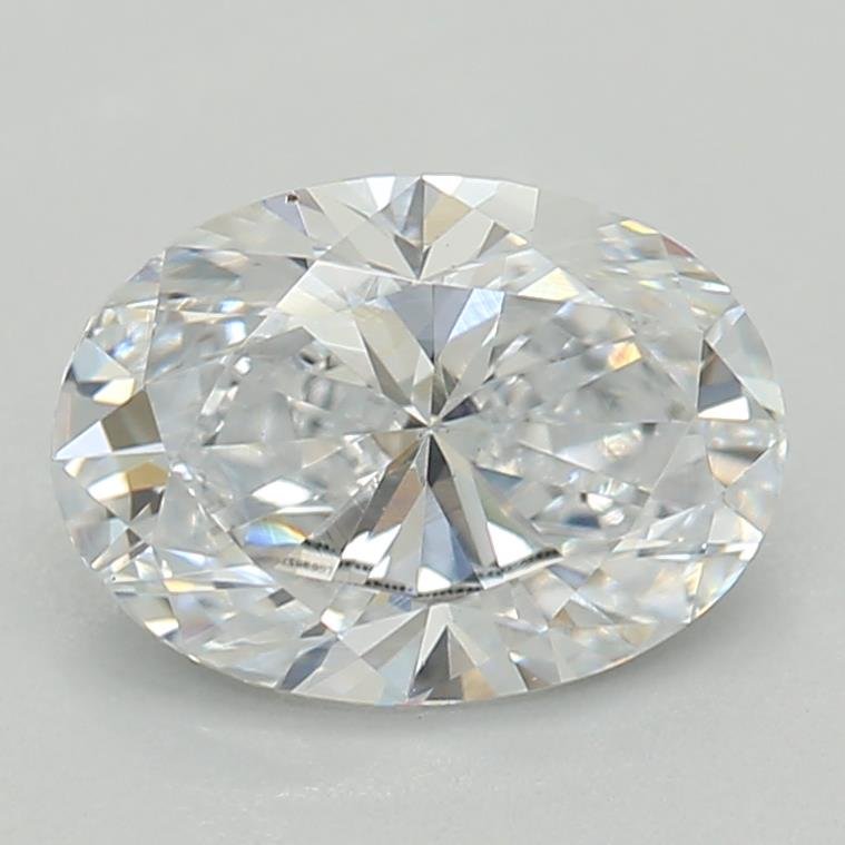 0.79ct D VS1 Rare Carat Ideal Cut Oval Lab Grown Diamond