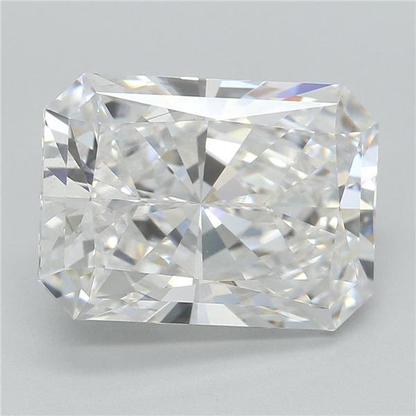 3.25ct E VS2 Rare Carat Ideal Cut Radiant Lab Grown Diamond