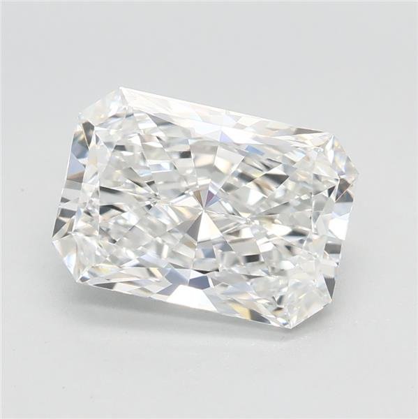 1.83ct F VVS2 Rare Carat Ideal Cut Radiant Lab Grown Diamond