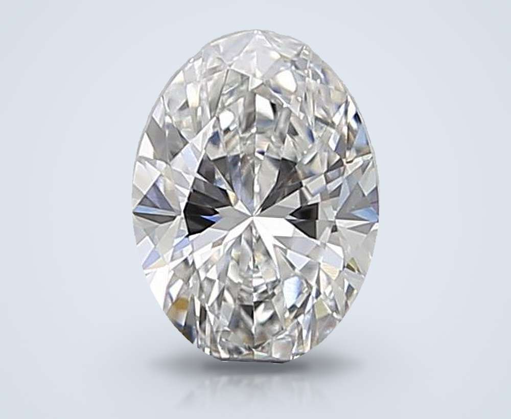 1.00 Carat Oval Lab Diamond