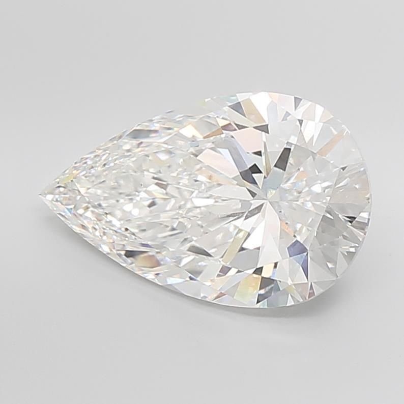 10.04ct F VS1 Very Good Cut Pear Lab Grown Diamond