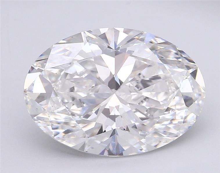 12.49ct F VS1 Rare Carat Ideal Cut Oval Lab Grown Diamond