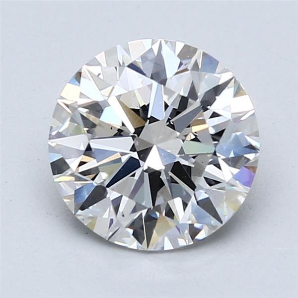 2.02ct E SI1 Rare Carat Ideal Cut Round Lab Grown Diamond