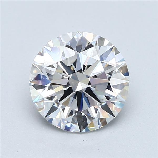 2.53ct D FL Rare Carat Ideal Cut Round Diamond