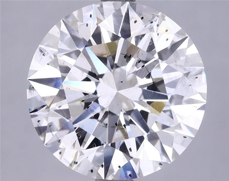 4.90ct F SI2 Rare Carat Ideal Cut Round Lab Grown Diamond