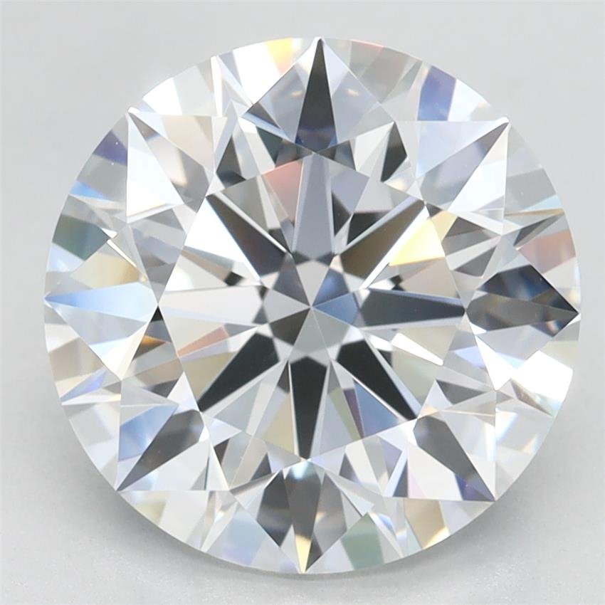 3.82ct D VVS1 Rare Carat Ideal Cut Round Lab Grown Diamond