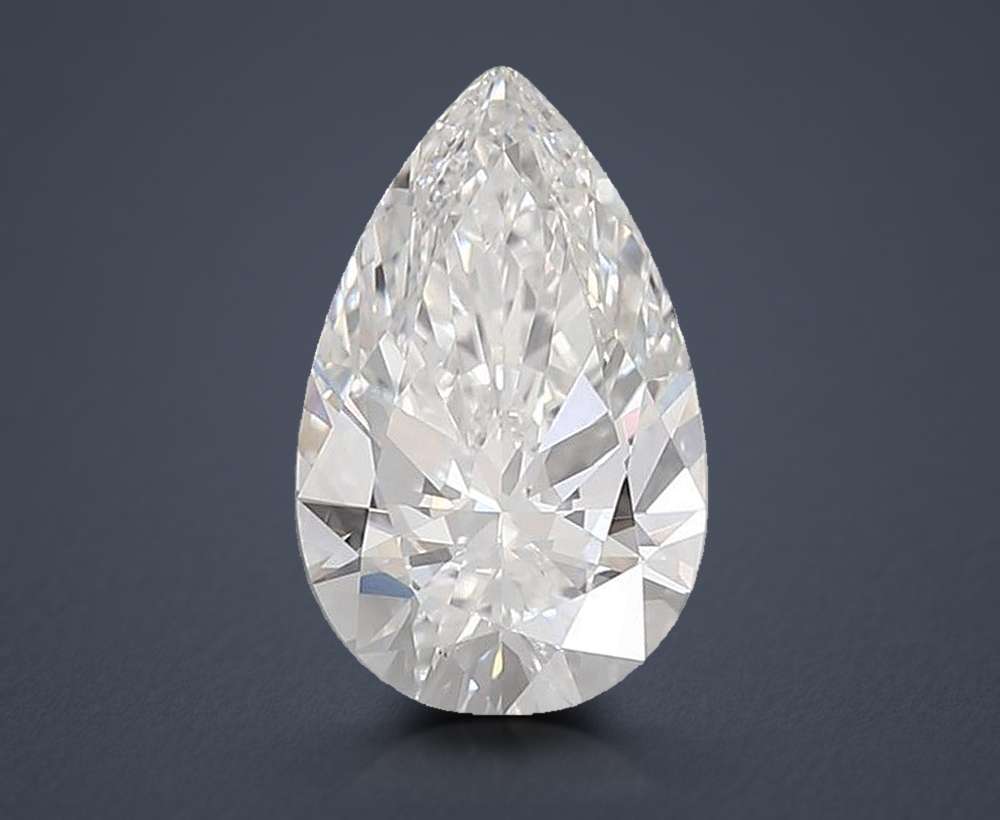 2.57 Carat Pear Lab Diamond