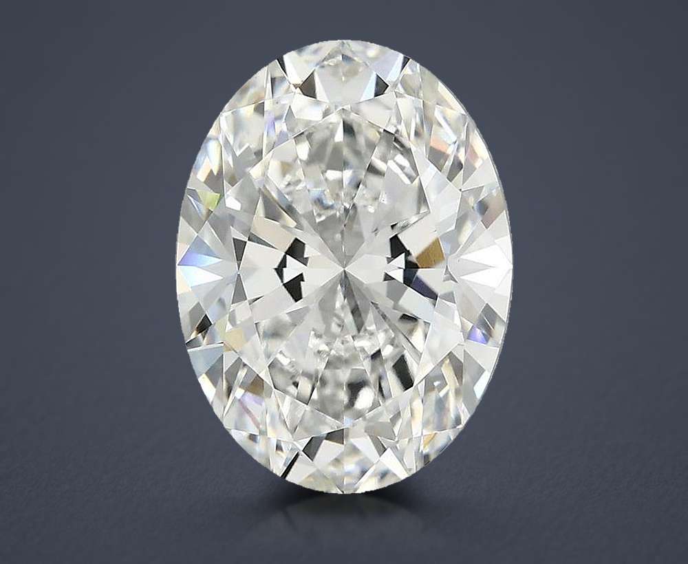 3.81 Carat Oval Lab Diamond