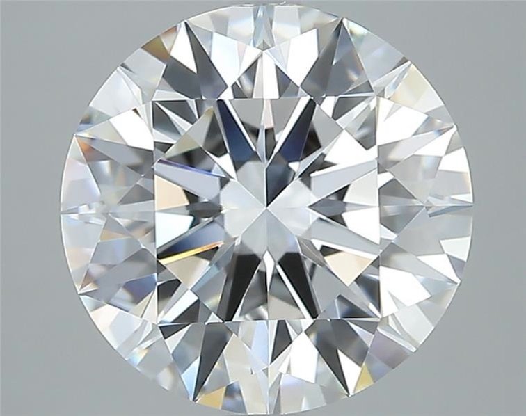 4.05ct E VVS2 Rare Carat Ideal Cut Round Diamond