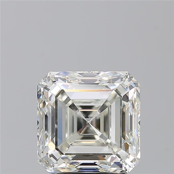 4.02ct J SI1 Rare Carat Ideal Cut Asscher Diamond